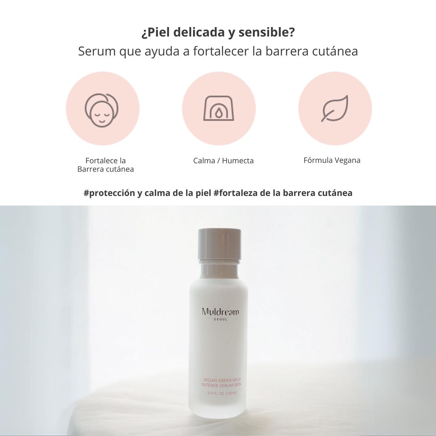 Serum Vegan Green Mild Intense Serum Toner 110ml 7