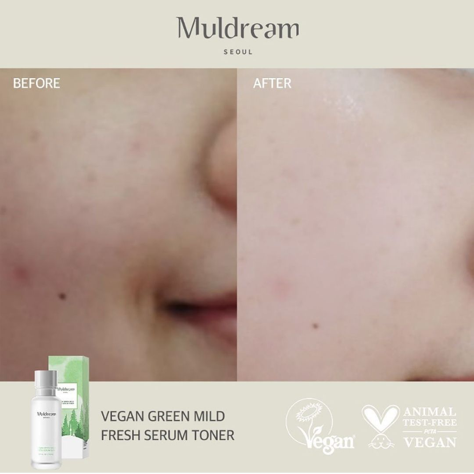 Vegan Green Mild Fresh Serum Toner 110ml 6