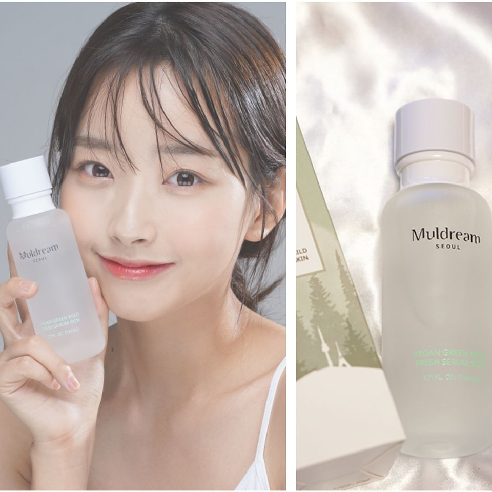 Vegan Green Mild Fresh Serum Toner 110ml 9