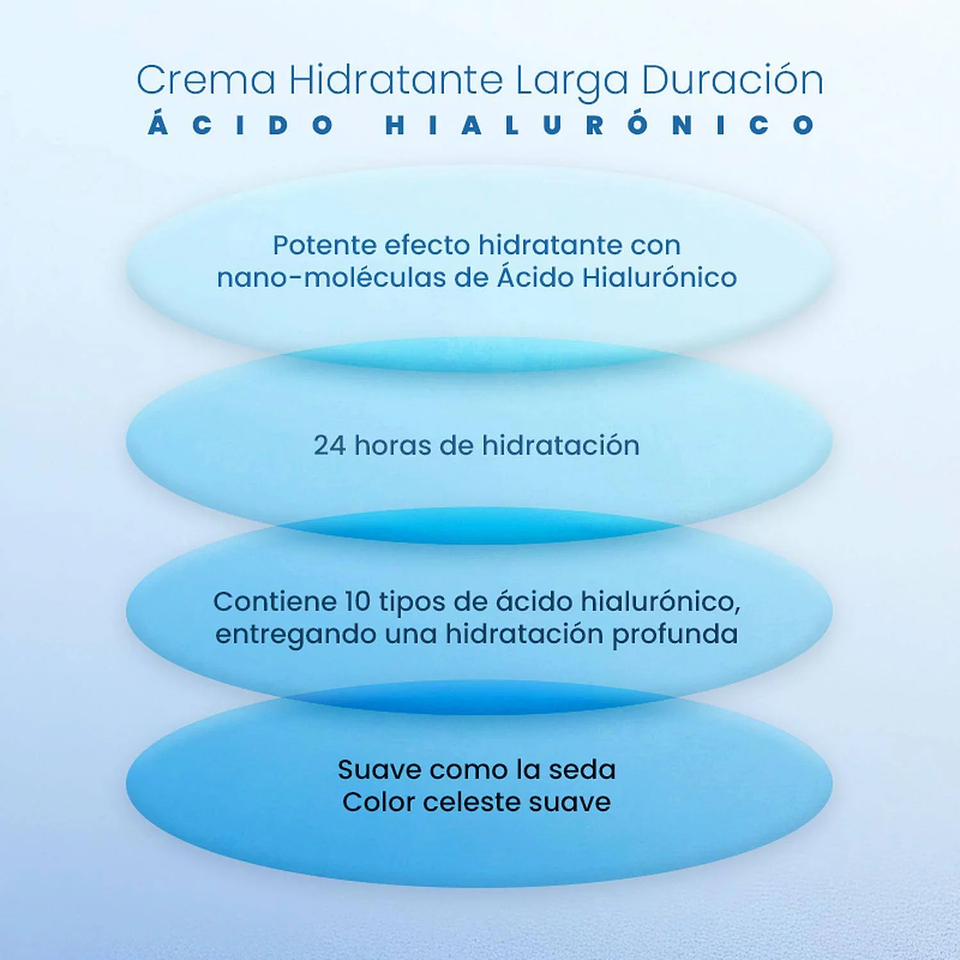Crema Facial Hidratante Antiedad Ácido Hialurónico 60ml 3