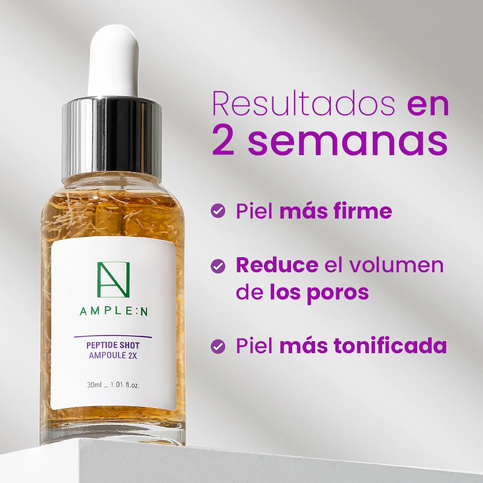 Sérum Facial Antiedad Amplen Péptidos 30ml 3