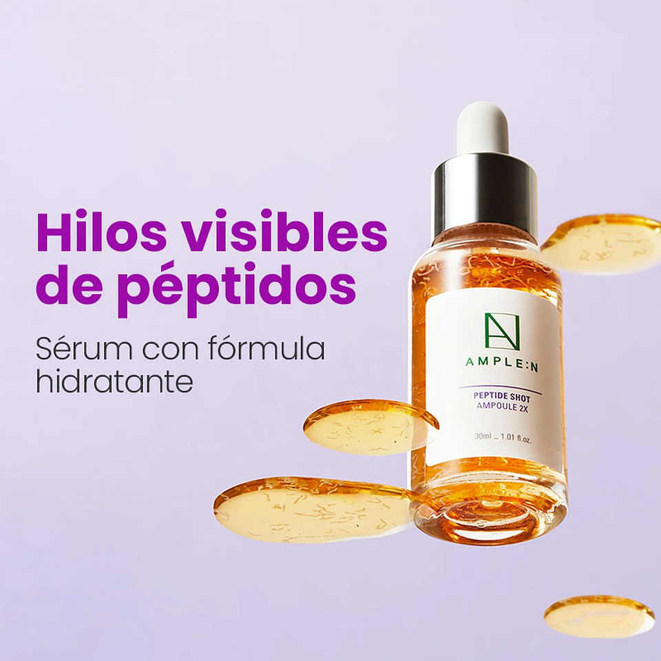 Sérum Facial Antiedad Amplen Péptidos 30ml 4