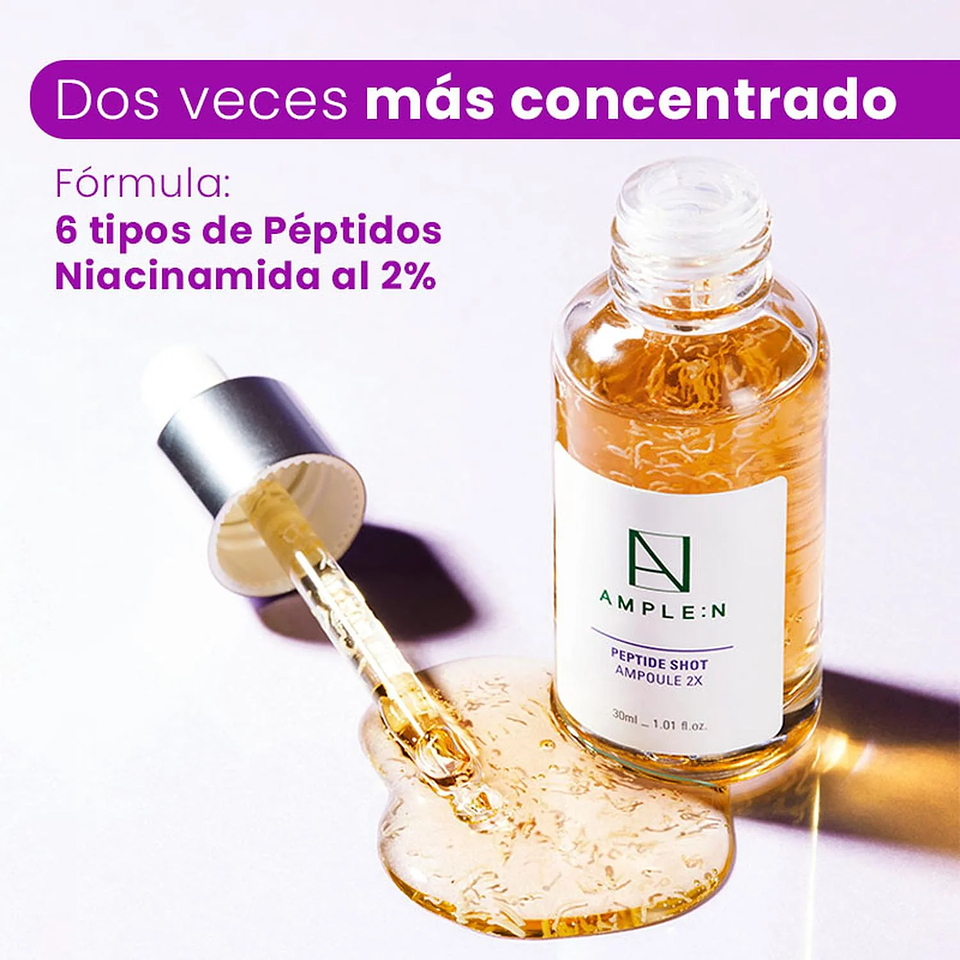 Sérum Facial Antiedad Amplen Péptidos 30ml 5