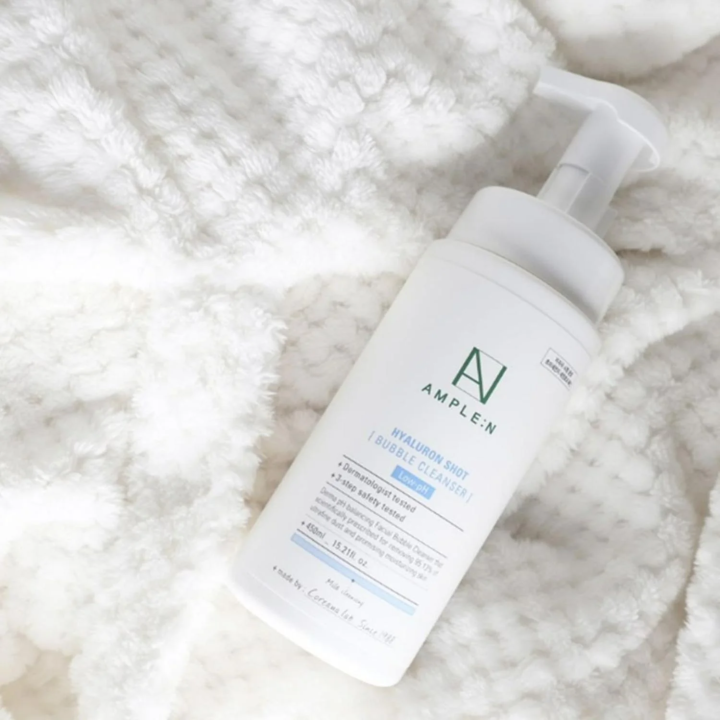 Limpiador Facial Espumoso Amplen Ácido Hialurónico 450ml 7