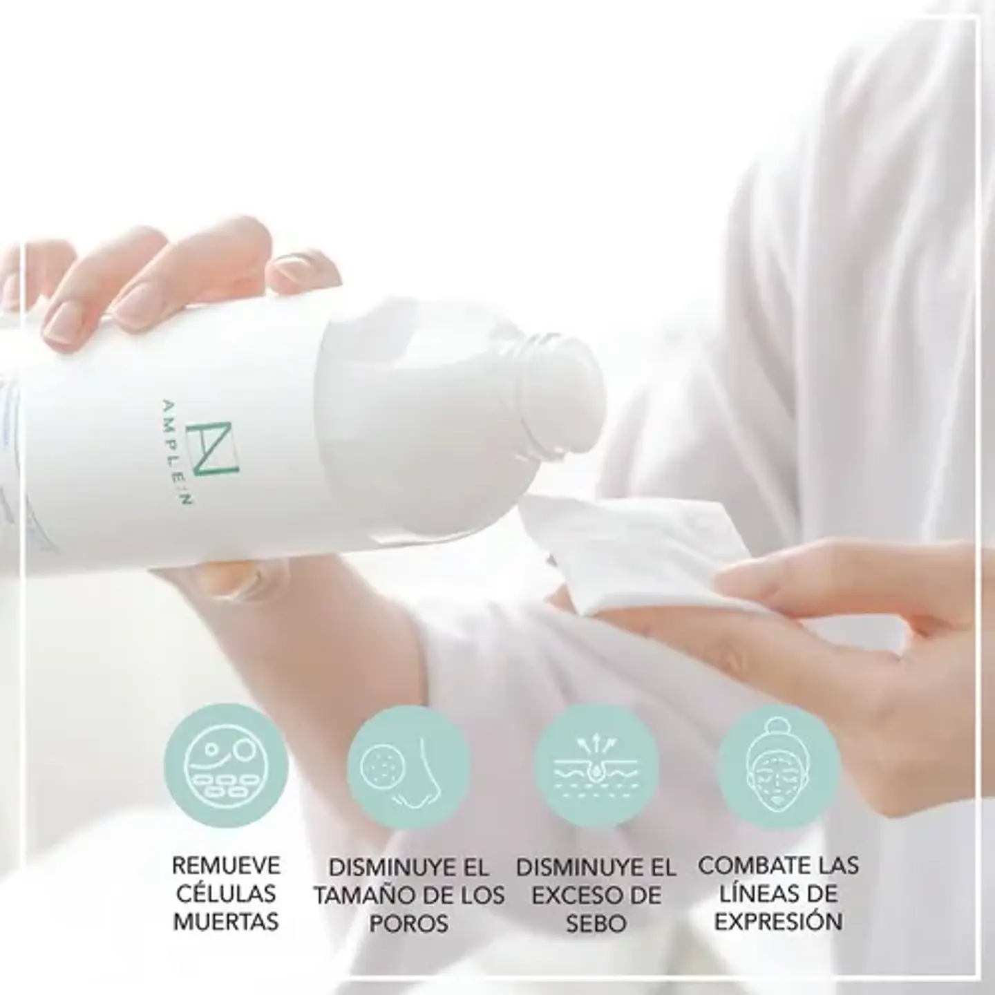 Tónico Astringente Amplen AHA y BHA 600ml 4