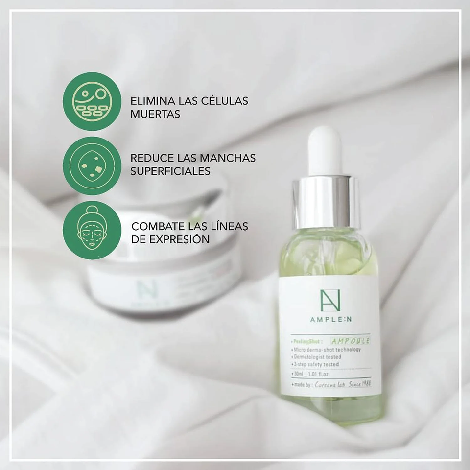 Sérum Exfoliante de AHA, BHA,PHA 30ml 2