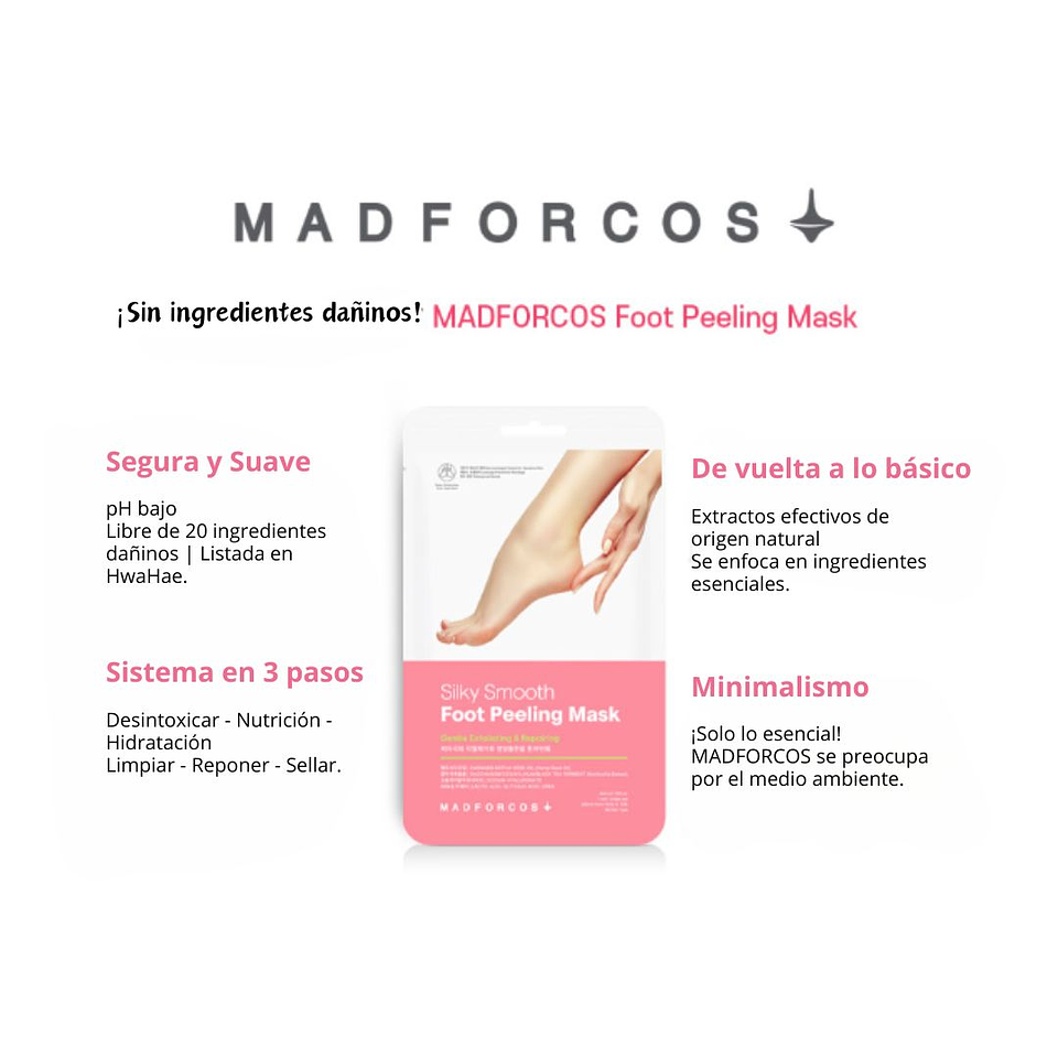  Mascarilla Exfoliante Silky Smooth Foot Peeling Mask 13