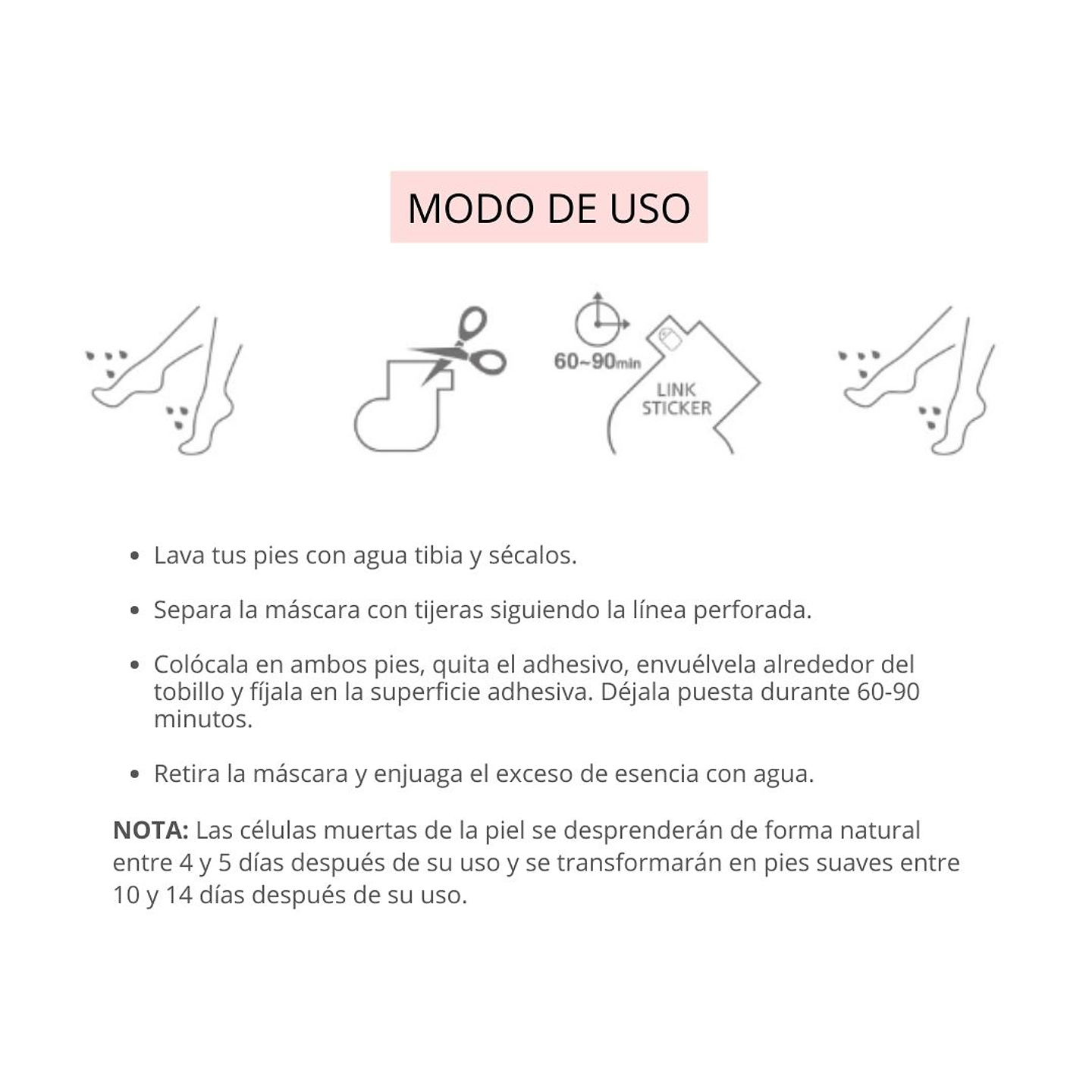  Mascarilla Exfoliante Silky Smooth Foot Peeling Mask 15