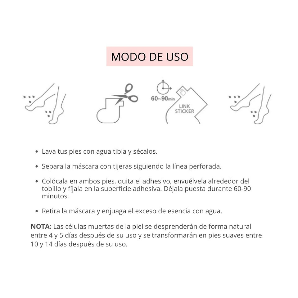  Mascarilla Exfoliante Silky Smooth Foot Peeling Mask 15