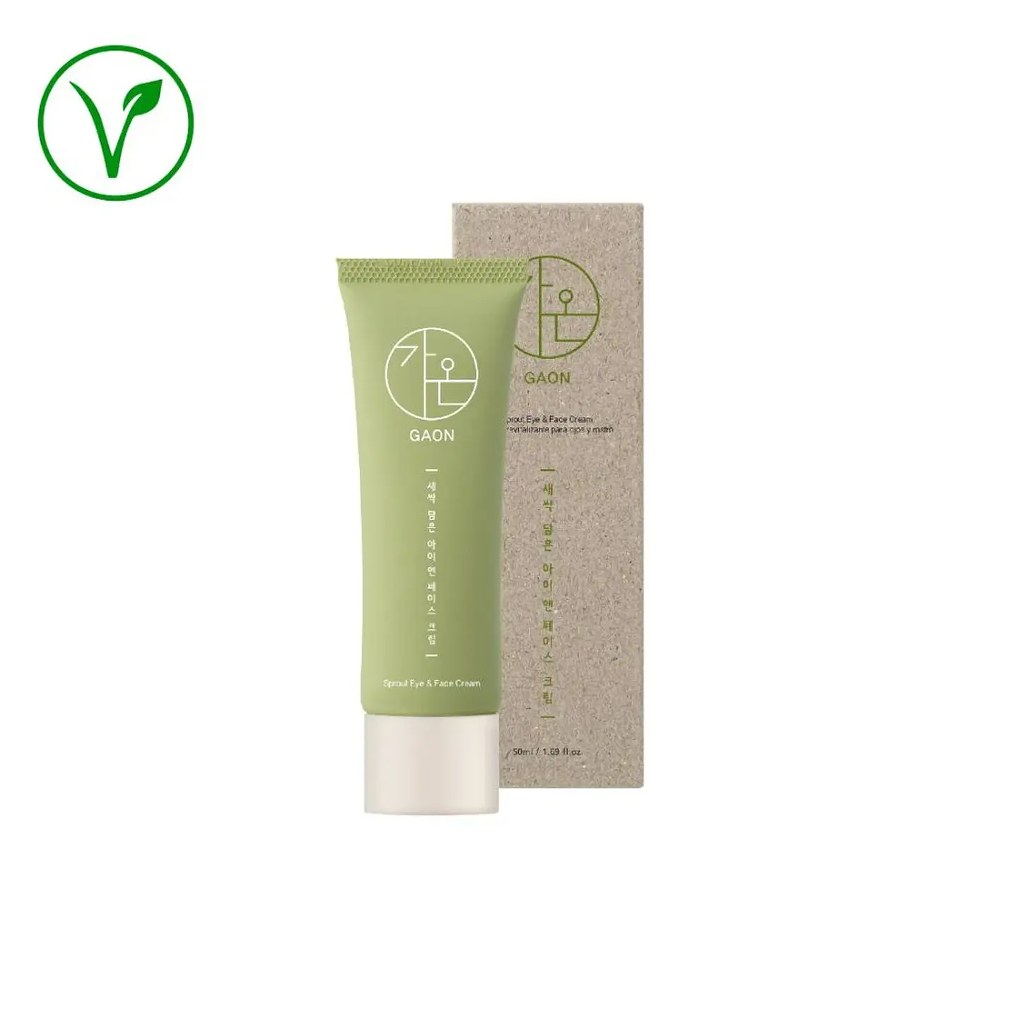 Crema Facial Antioxidante y Contorno de Ojos Vegana GAON 50ml 5