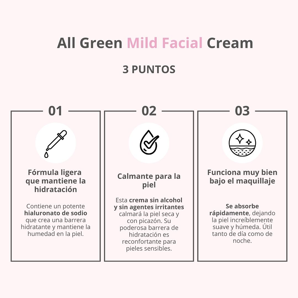 Glow Rice All Green Mild Facial Cream 60ml 6