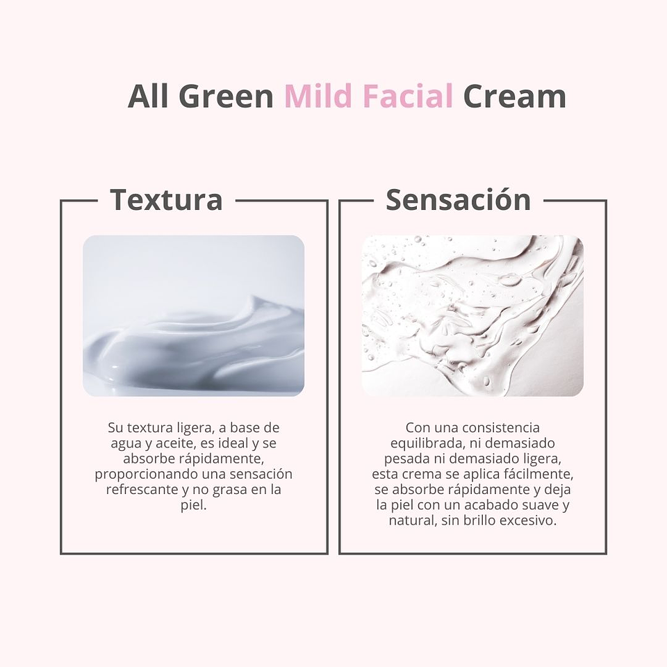 Glow Rice All Green Mild Facial Cream 60ml 7