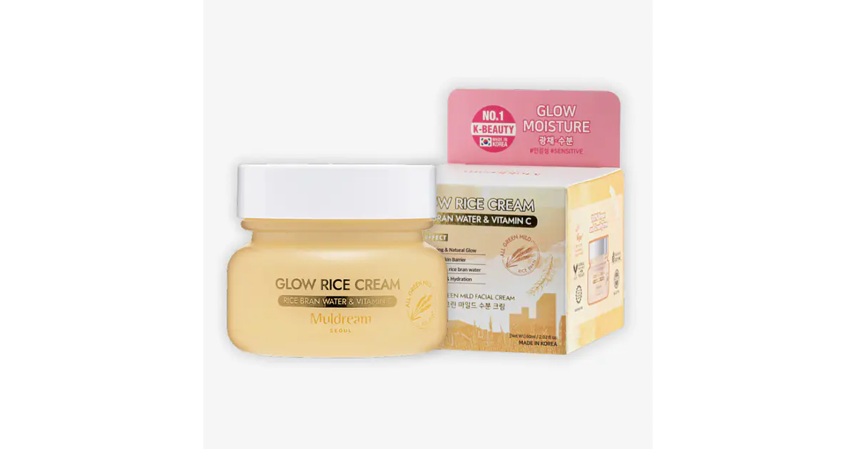 Glow Rice All Green Mild Facial Cream 60ml