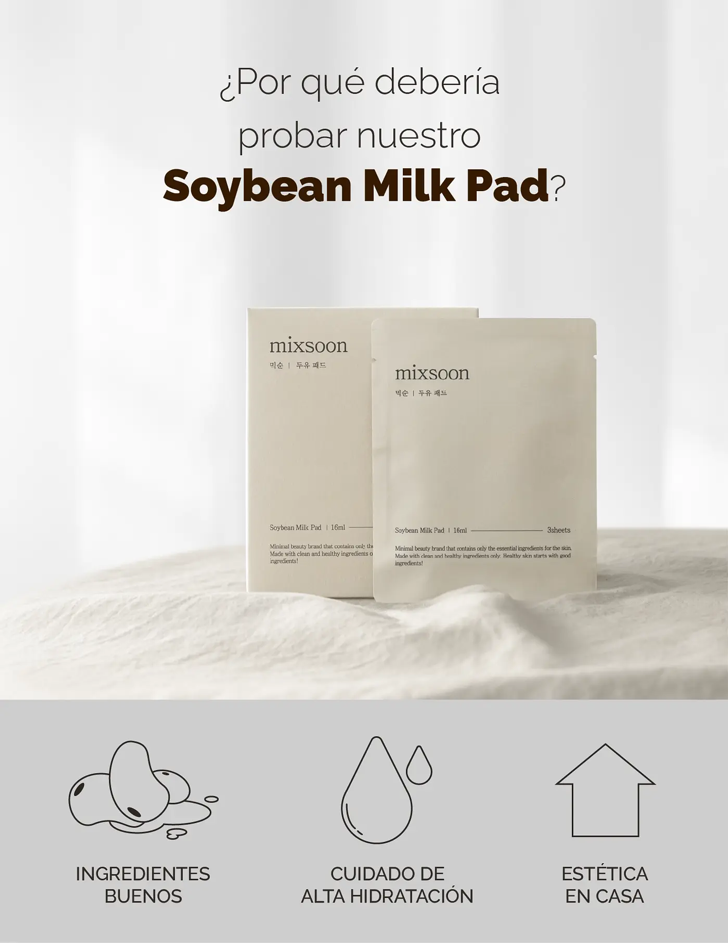 Almohadillas Soybean Milk Pad  6