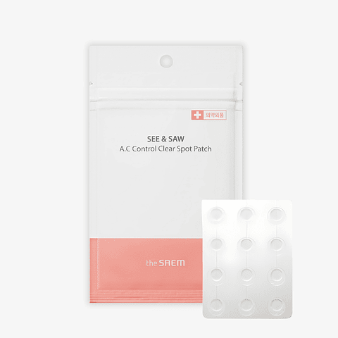 Parches See & Saw A.C Control Clear Spot Patch