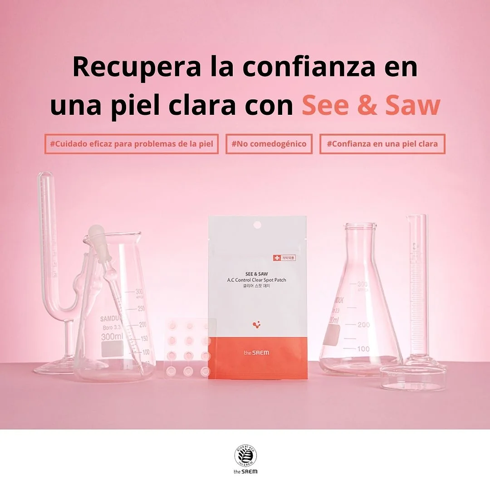 Parches See & Saw A.C Control Clear Spot Patch 4