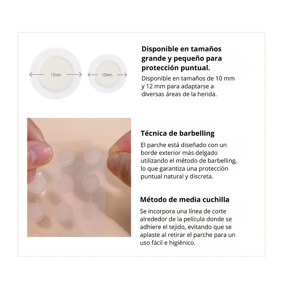 Parches See & Saw A.C Control Clear Spot Patch 6