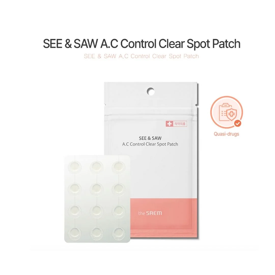Parches See & Saw A.C Control Clear Spot Patch 7