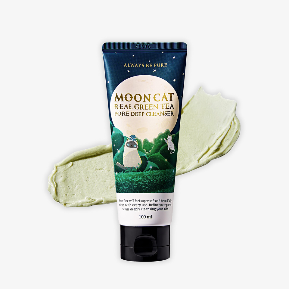 Limpiador Mooncat Real Green Tea Pore Deep Cleanser 100ml 1