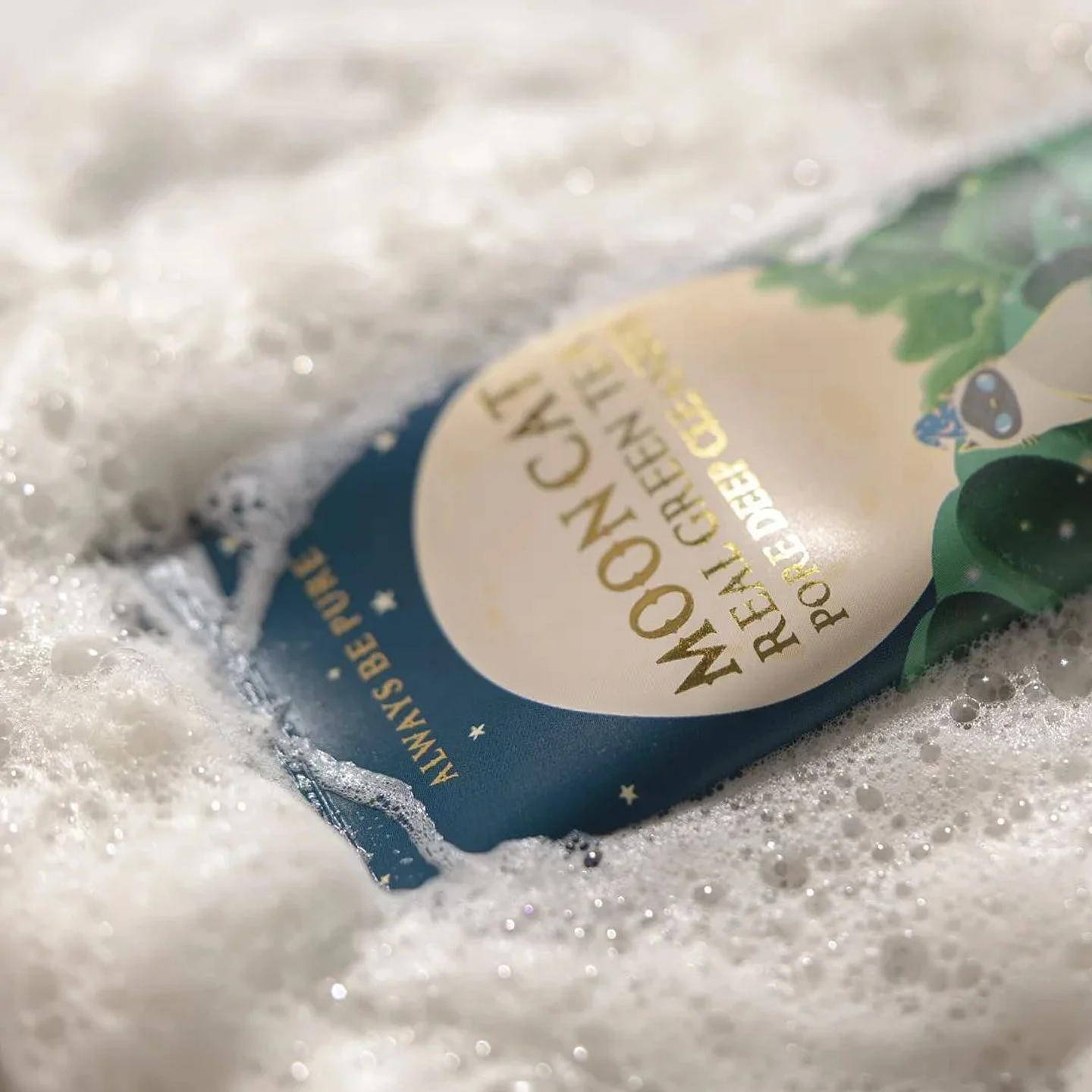 Limpiador Mooncat Real Green Tea Pore Deep Cleanser 100ml 2