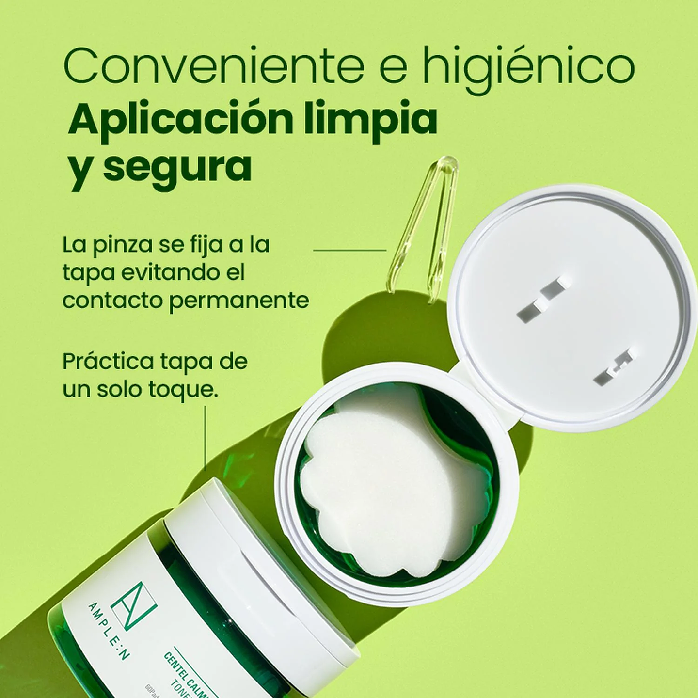 Parche Tónico Multipropósito Amplen Centella Asiática 180ml 3