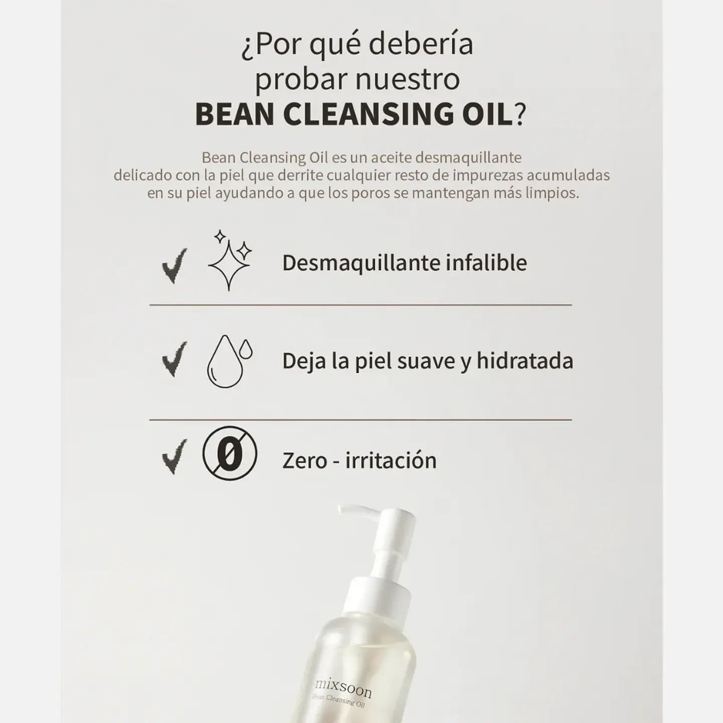 Set Double Cleansing Jabón + Aceite Mixsoon 8