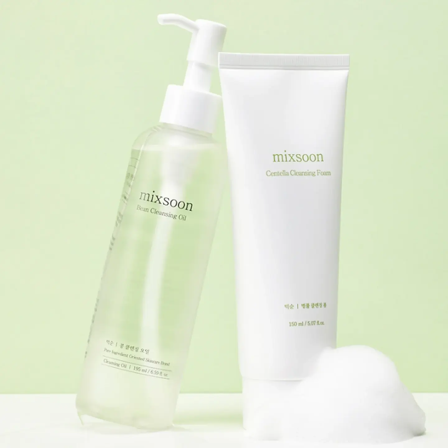 Set Double Cleansing Jabón + Aceite Mixsoon 2