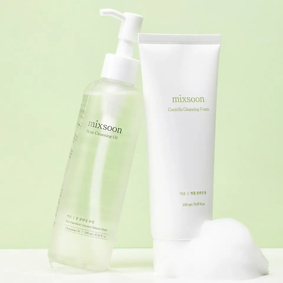 Set Double Cleansing Jabón + Aceite Mixsoon 2