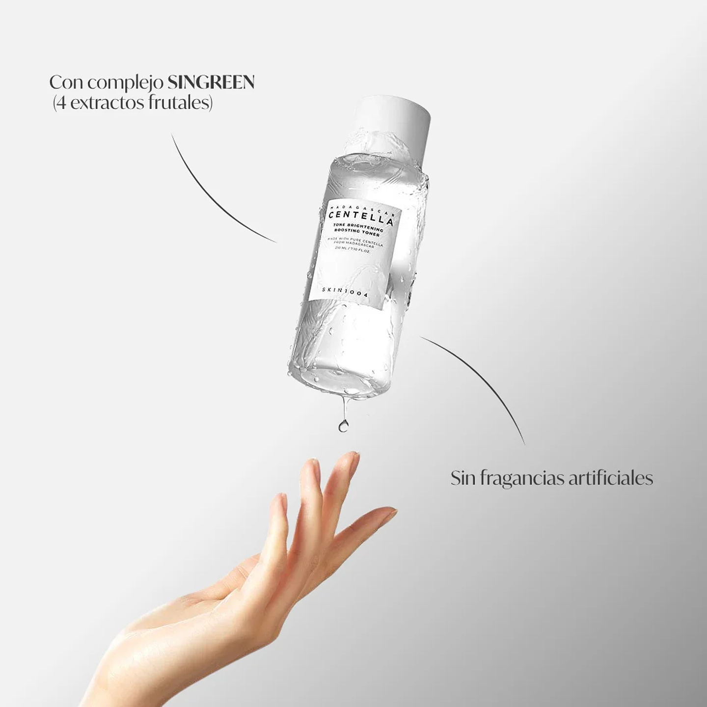 Tone Brightening Madagascar Centella Boosting Toner 210ml 4