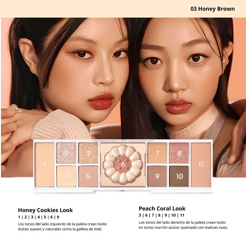Paleta Sombras All Take Mood Like 04 Cool Blush 5