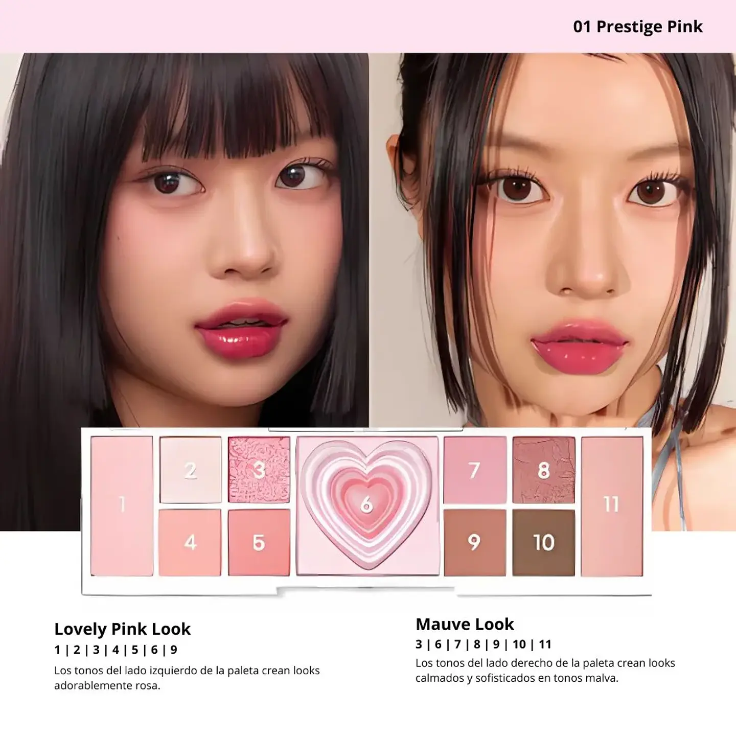 Paleta Sombras All Take Mood Like 04 Cool Blush 12