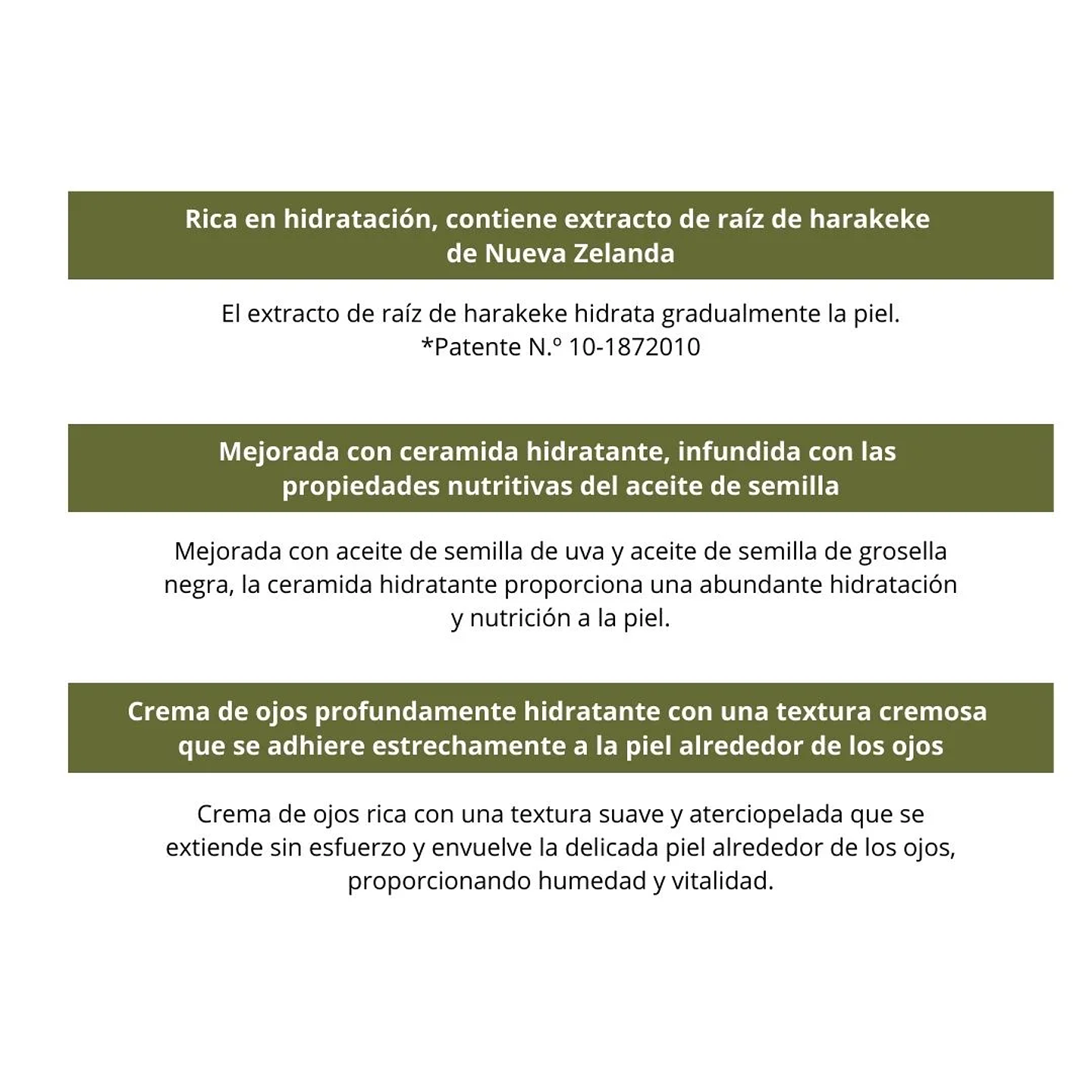 Crema Contorno Ojos Harakeke Deep Moisture Eye Cream 12