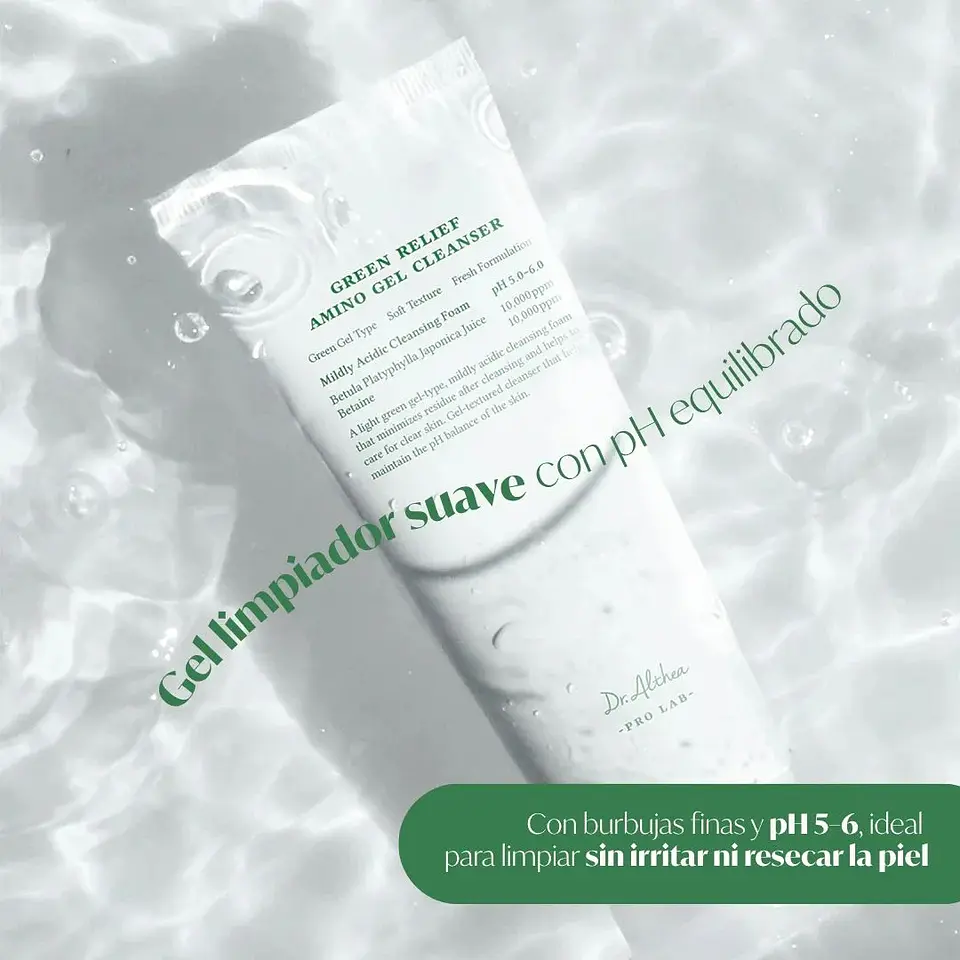 Limpiador Green Relief Amino Gel Cleanser 100ml 2
