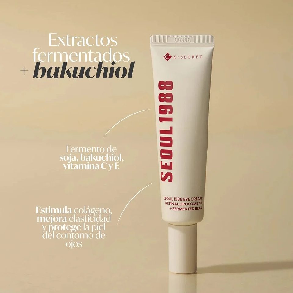 SEOUL 1988 Eye Cream : Retinal Liposome 4% + Fermented Bean 30g 2