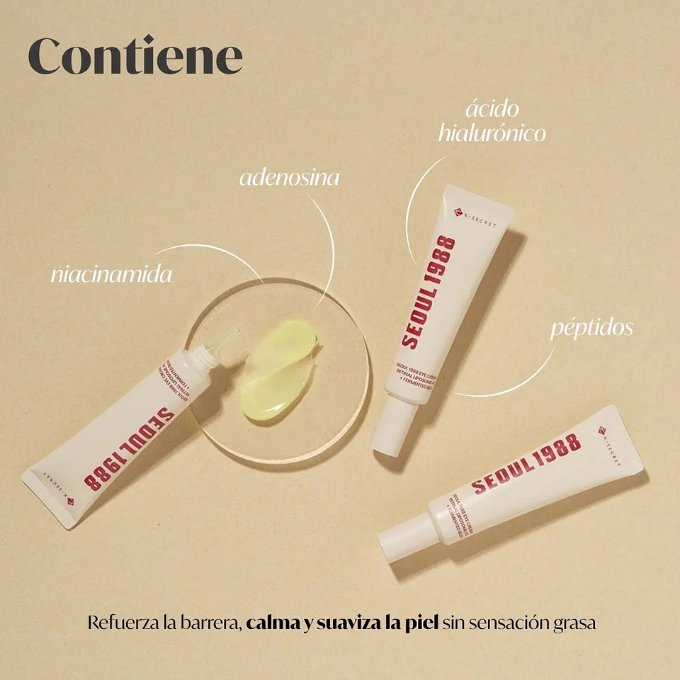 SEOUL 1988 Eye Cream : Retinal Liposome 4% + Fermented Bean 30g 3