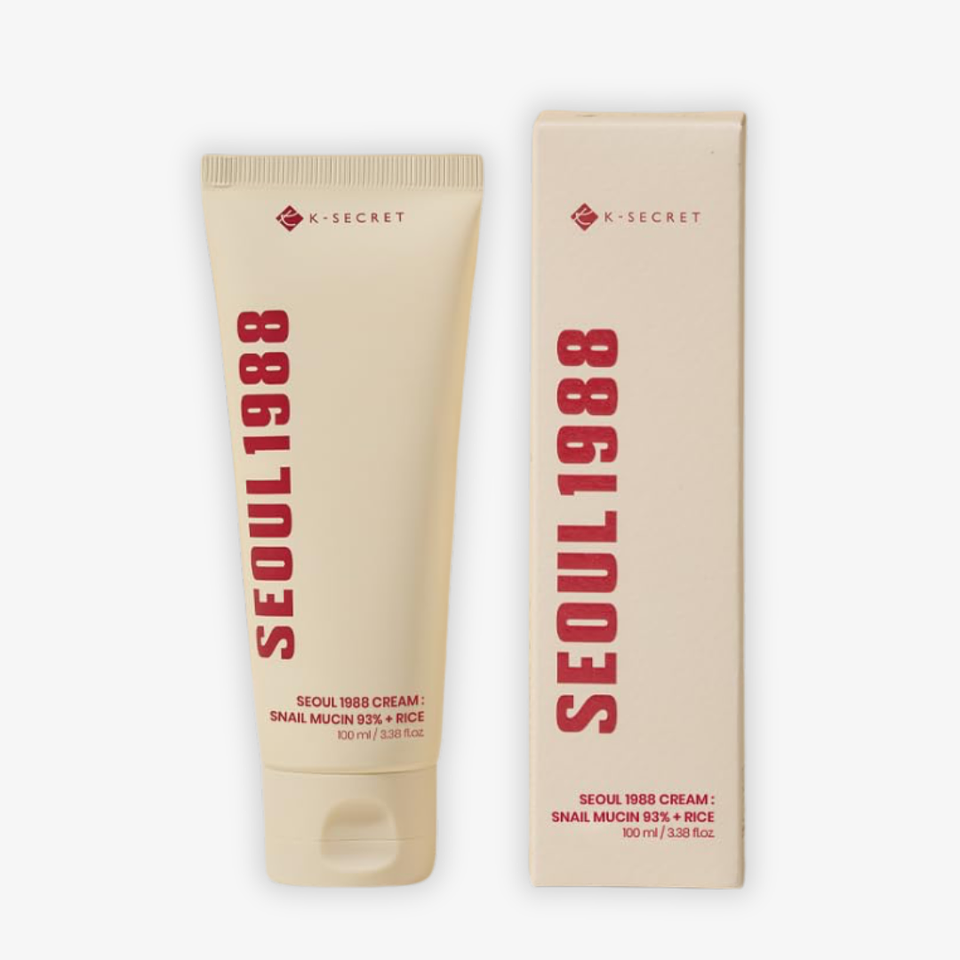 SEOUL 1988 Cream : Snail Mucin 93% + Rice 100ml 1