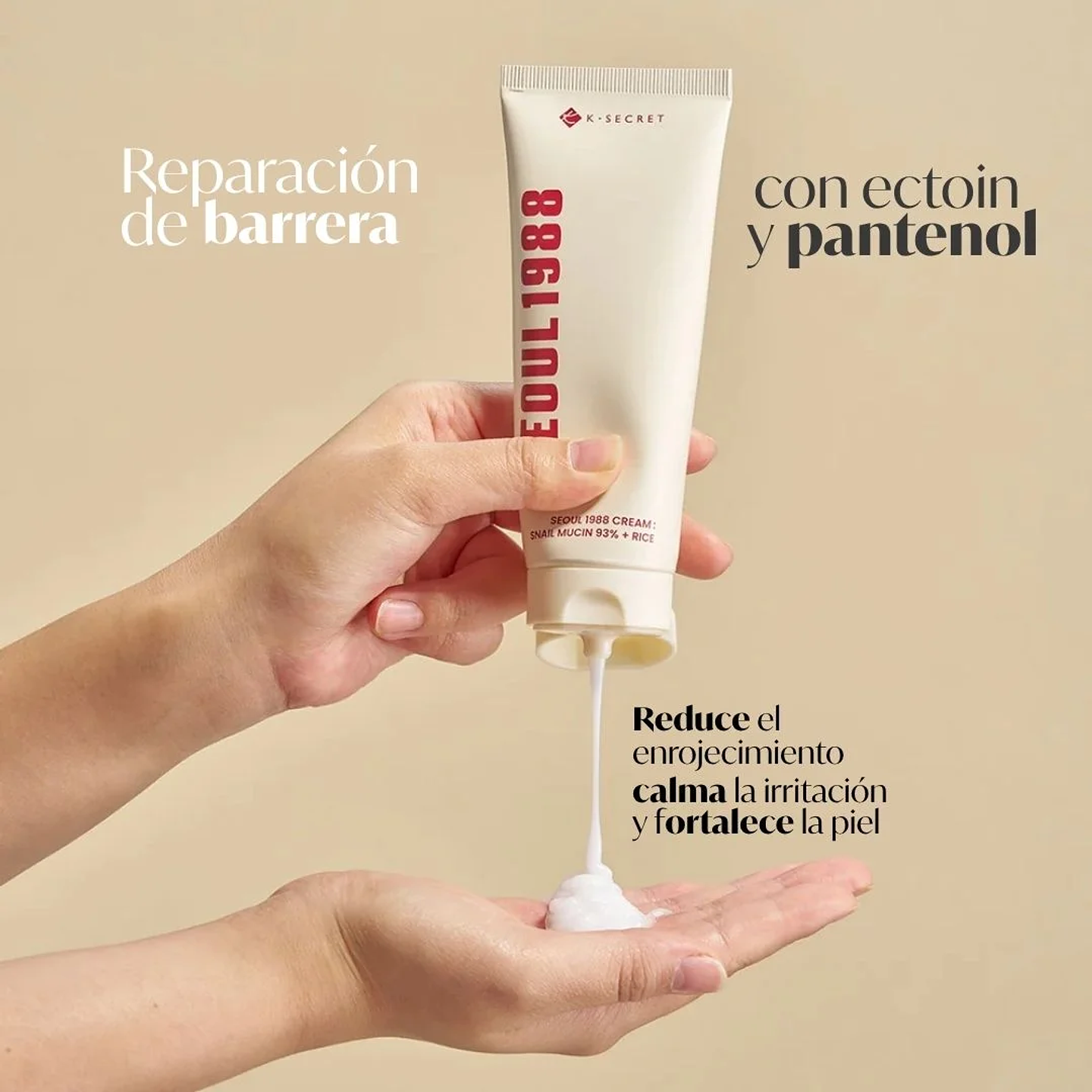 SEOUL 1988 Cream : Snail Mucin 93% + Rice 100ml 4