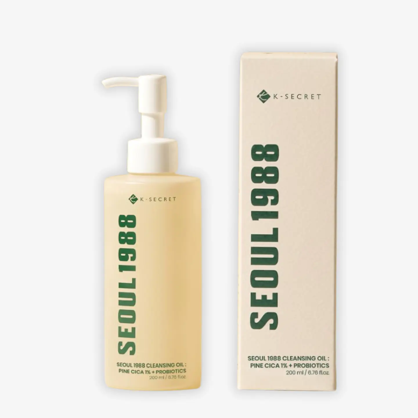 SEOUL 1988 Cleansing Oil : Pine Cica 1% + Probiotics 200ml 1