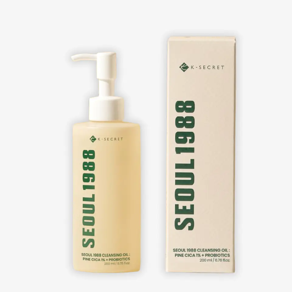 SEOUL 1988 Cleansing Oil : Pine Cica 1% + Probiotics 200ml 1