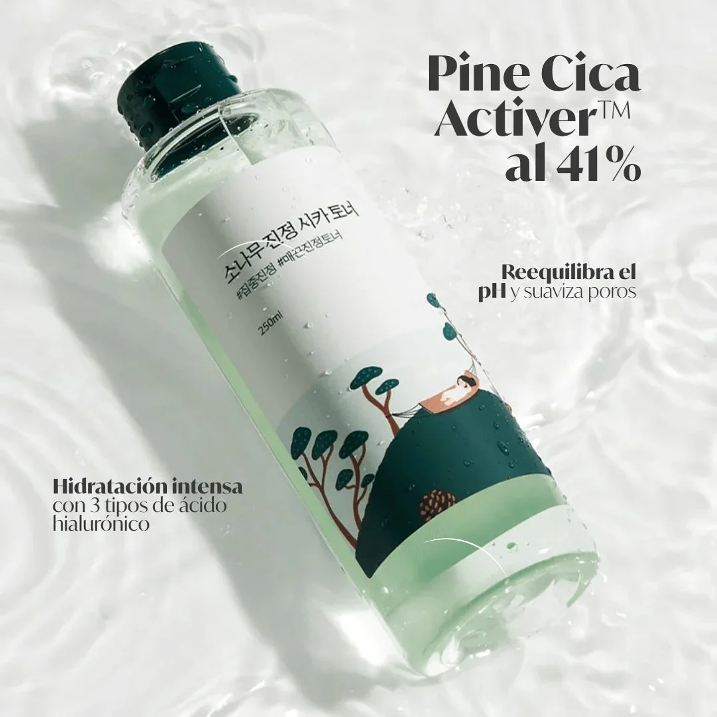 Pine Calming Cica Toner 250ml 2