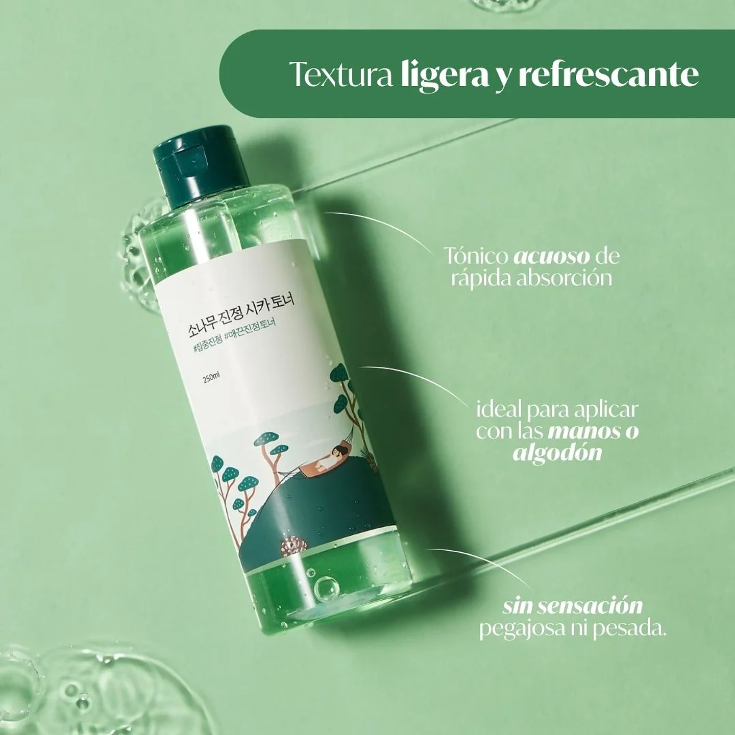 Pine Calming Cica Toner 250ml 4