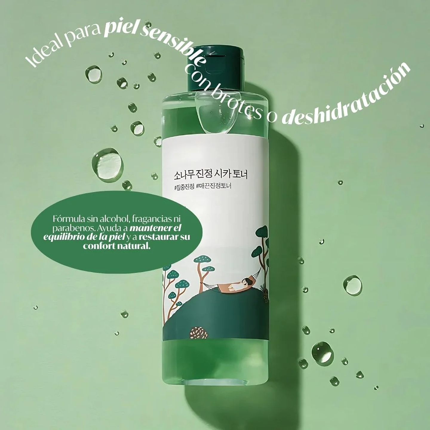 Pine Calming Cica Toner 250ml 5