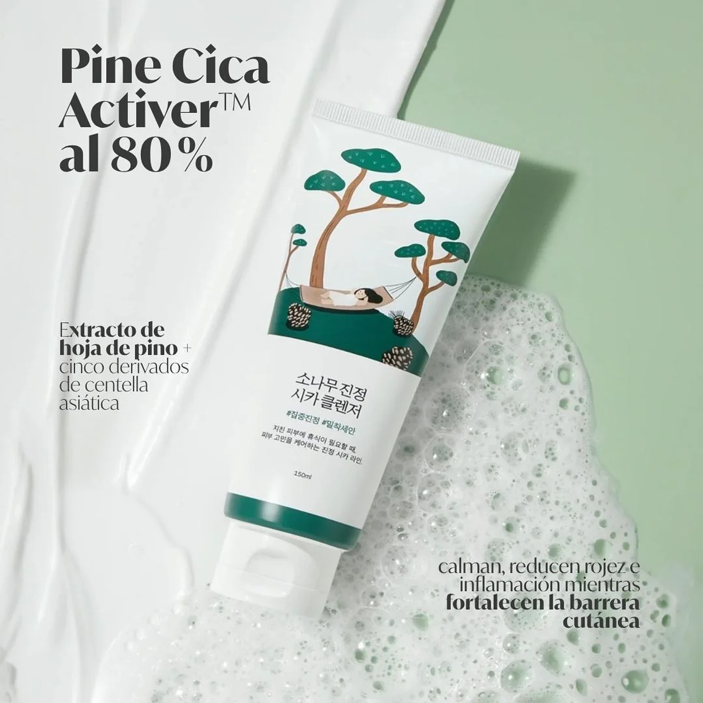 Pine Calming Cica Cleanser 150ml 2