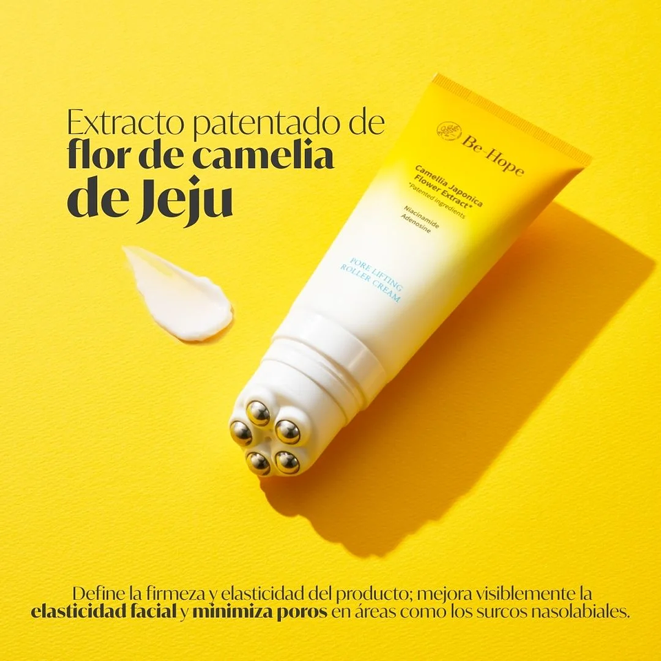 Be-Hope Vegan Pore Lifting Roller Cream 150ml + Roller 4