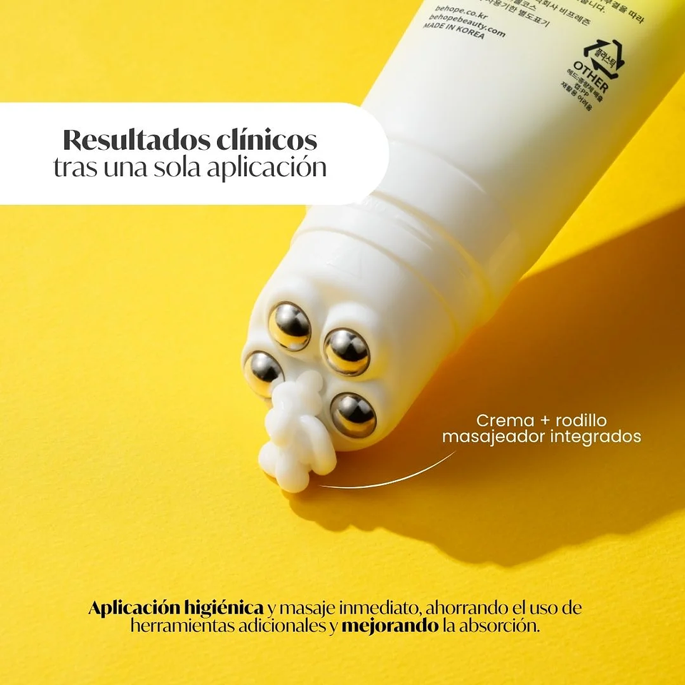 Be-Hope Vegan Pore Lifting Roller Cream 150ml + Roller 5