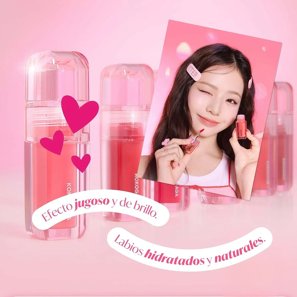 Gloss Labial Nyangjelly Glow Tint 01 Apricot jelly 4