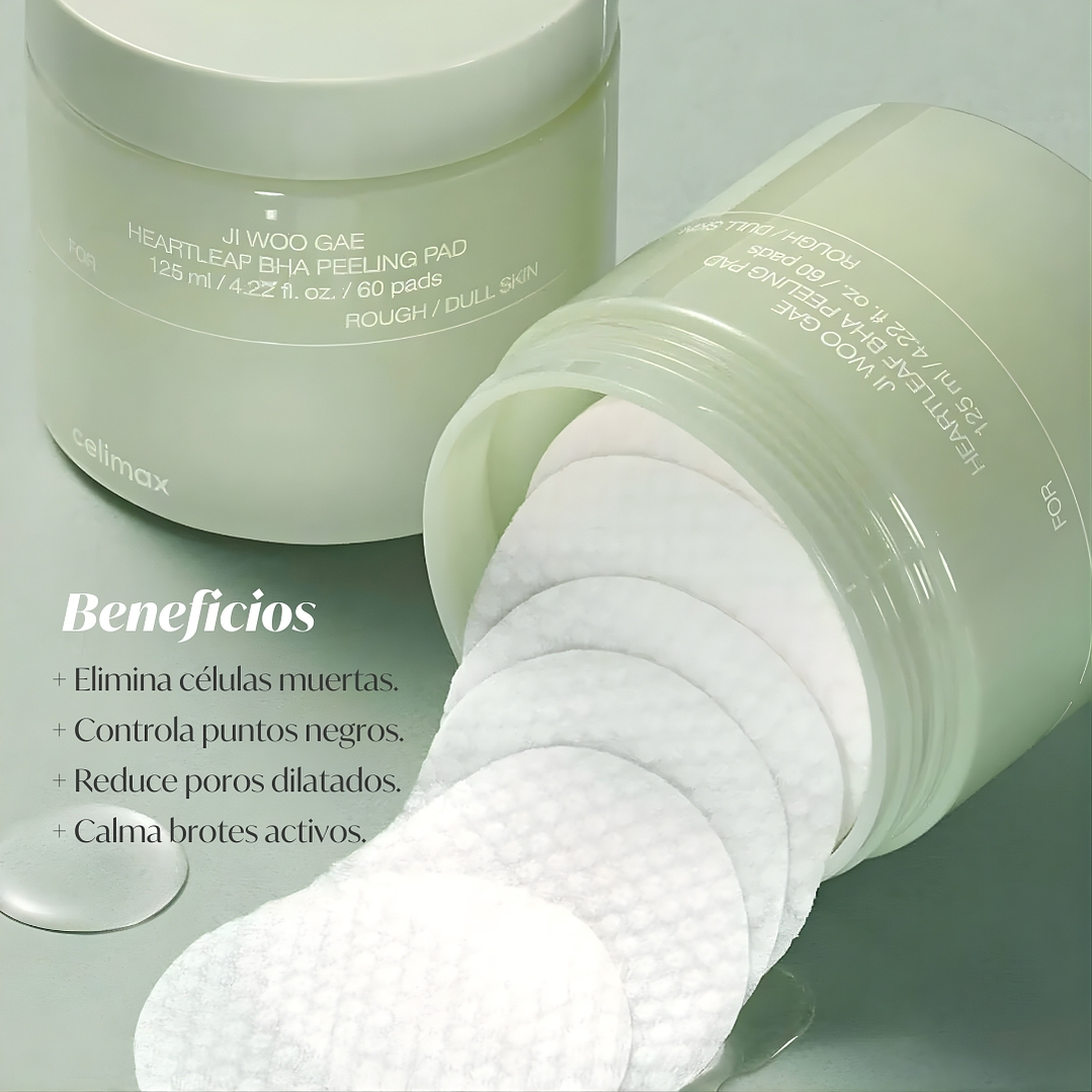 Pads Exfoliantes Heartleaf BHA Peeling Pad 60 un 5