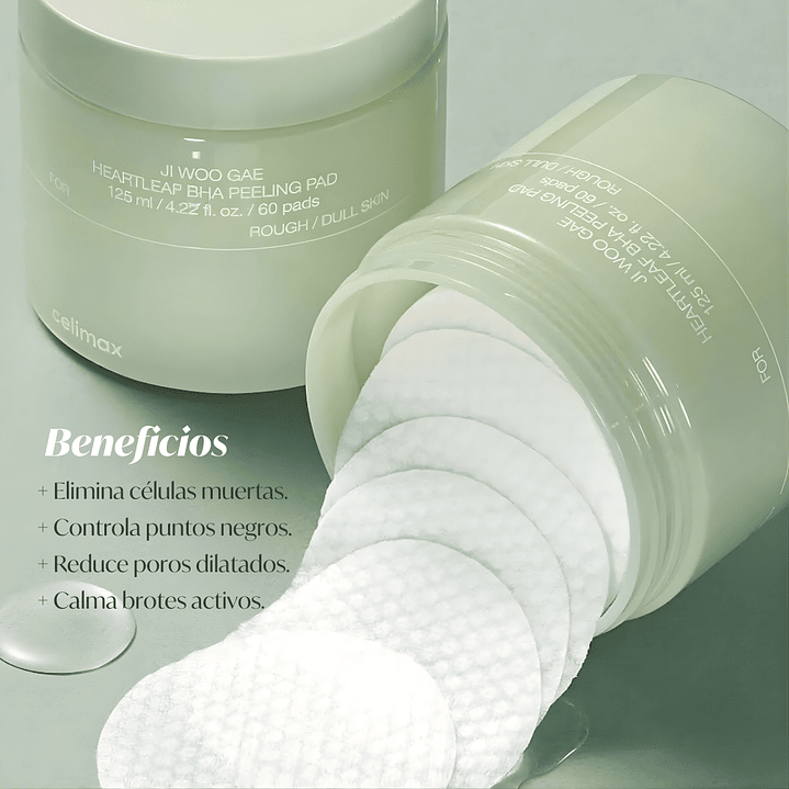 Pads Exfoliantes Heartleaf BHA Peeling Pad 60 un 5