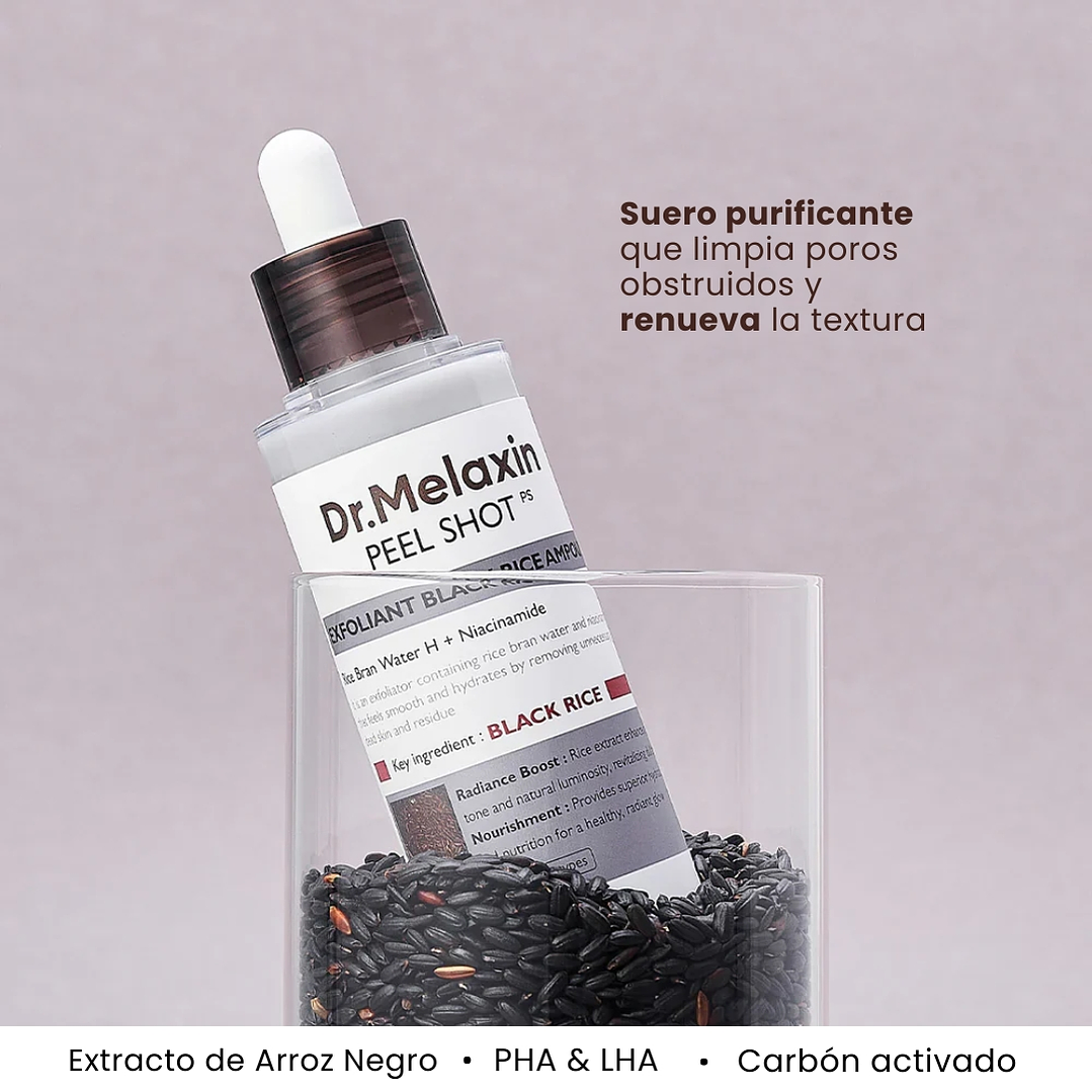 Ampolla Exfoliante Black Rice Ampoule 80ml 2