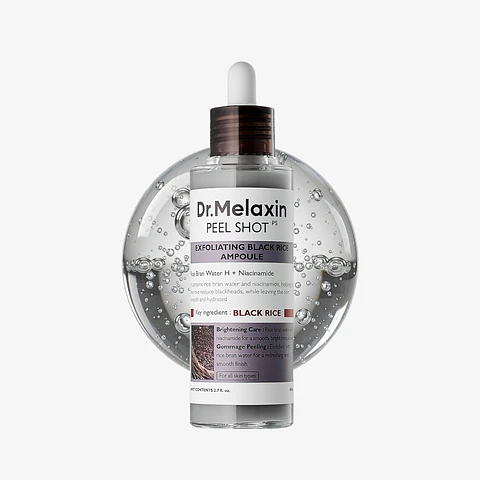 Ampolla Exfoliante Black Rice Ampoule 80ml